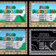(Going left to right, starting in the upper left corner.) Super Mario World with default rendering settings, with interpolation turned on, with scanlines added for a retro effect, and with a bizarre X-ray filter applied.